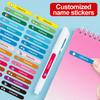 Autocolante Personalizate Rezistente la Apă cu Nume Personalizate Pentru Sticlele Copiilor Cutii de Prânz Artizanat - Etichete Durabile cu Finisaj Mat