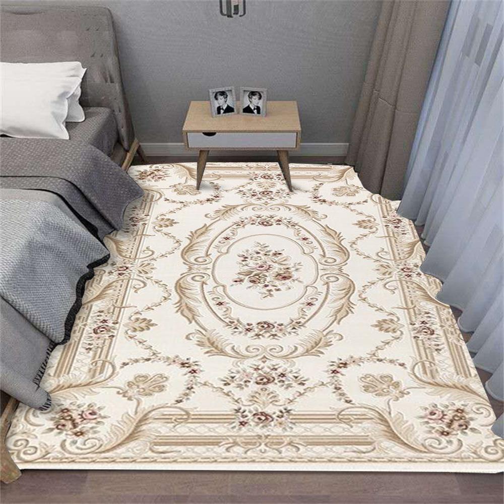 French Carpet Cartoon Living Room Bedroom Kitchen Sofa Table Balcony Rug Non-slip Washable Mat Exquisite Home Ornaments