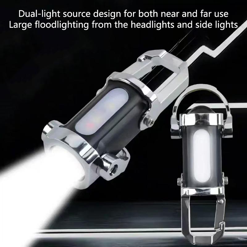 Led Keychain Flashlight Multifunctional Cob Work Light Keyring Practical Inspection Light Key Chain For Outdoor Activities