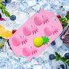 6-Cavity Fruit Shaped Silicone Candy Mold Non-Stick Reusable Chocolate Molds for Baking,  Party Holiday Treats, Adults Kids