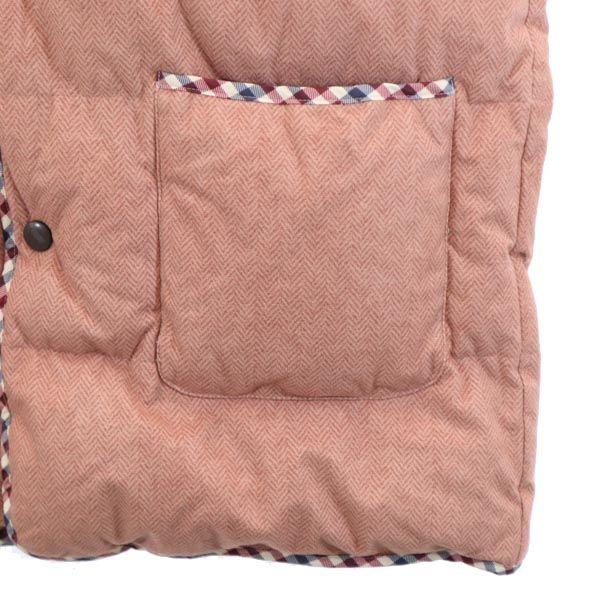Aquascutum Down Vest M~L Pink Room Wear Chanchanko Men's Used