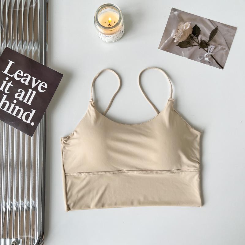 Slimming Seamless Ice Silk Camisole with Chest Pads