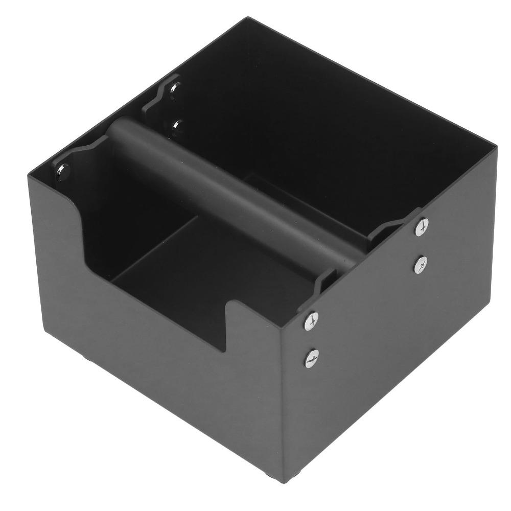 Detachable Coffee Knock Box Stainless Steel Ground Coffee Container For Barista Use