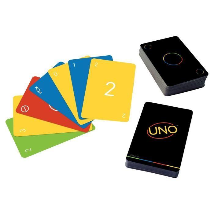 Jeu de Cartes Uno Minimaliste - Mattel Games - Dès 7 ans - 2 joueurs ou plus - 15 min