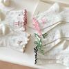 5 Pairs of Lace Mid-calf Socks for Girls In Spring and Summer, Fashionable Bow Tie Stockings, Simple and Sweet, and Student Stack Socks