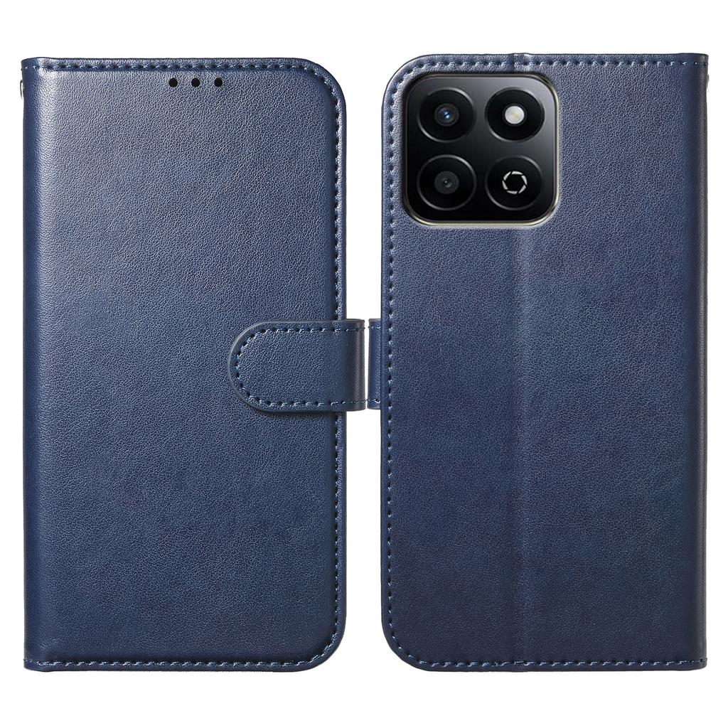 Etui portfelowe na telefon Honor 200 Smart 5G/X7c 4G z 8 przegródkami na karty, podstawką, klapką folio ze skóry PU