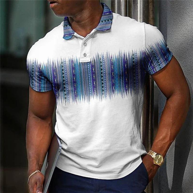POLO-Shirt, kurzärmeliges lässiges Herren-T-Shirt
