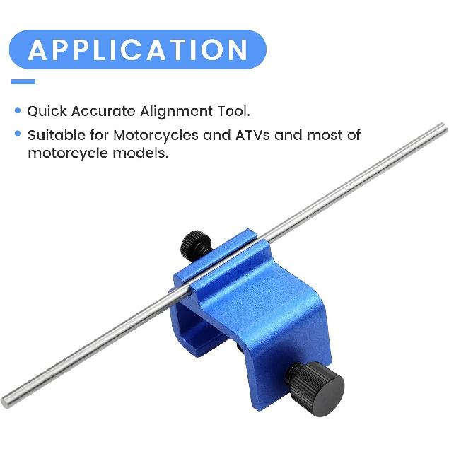 Chain Alignment Tool Suitable for Motorcycles and ATVs, Quick Accurate Alignment Tool
