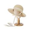 Frühling und Sommer neuer Kuppel-Breitkrempen-Kinder-Sonnenschutz-Strohhut Outdoor-Reise-Urlaub Sonnenschutz-Strohhut-Band