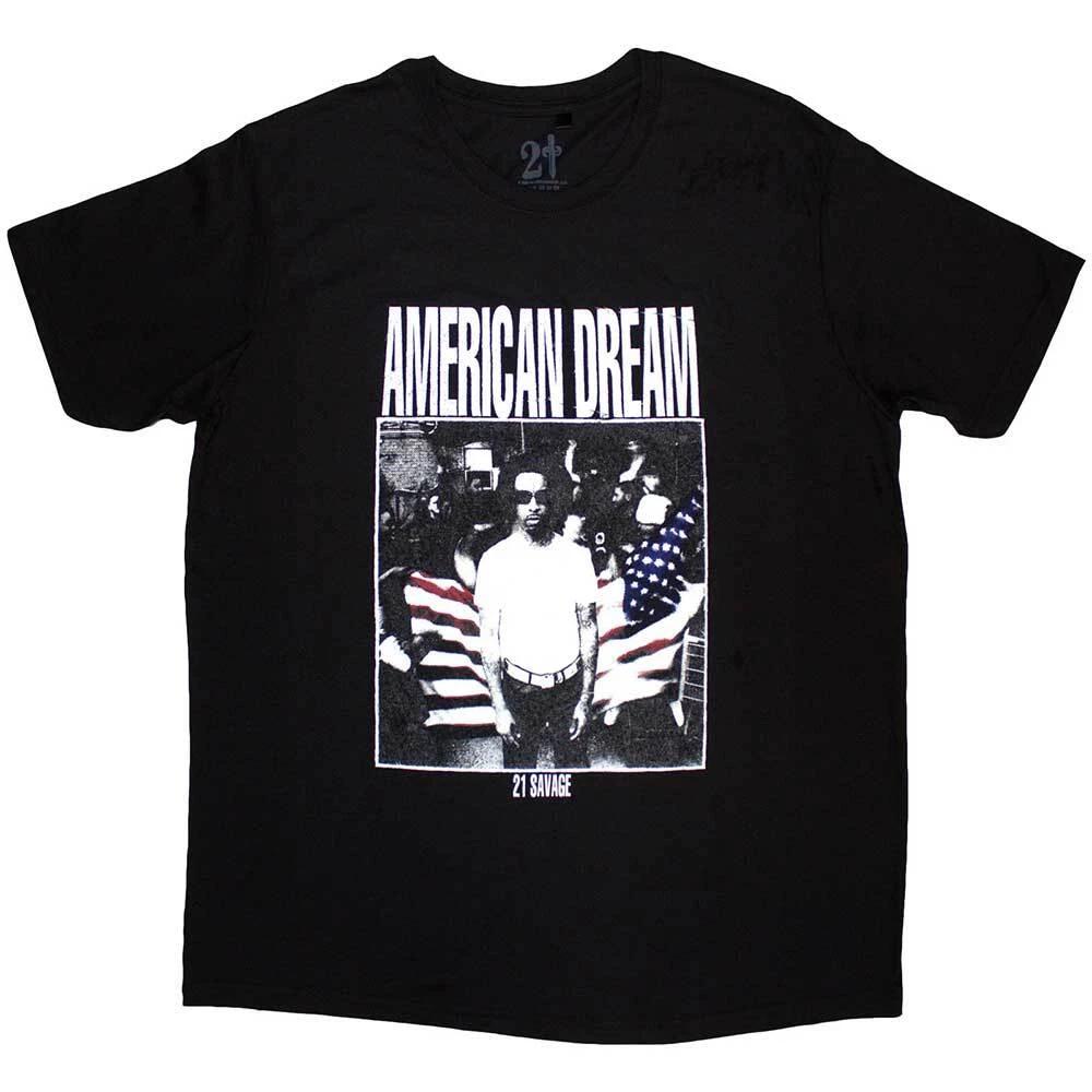 21 Savage Unisex T-Shirt: American Dream (Large) 2XL