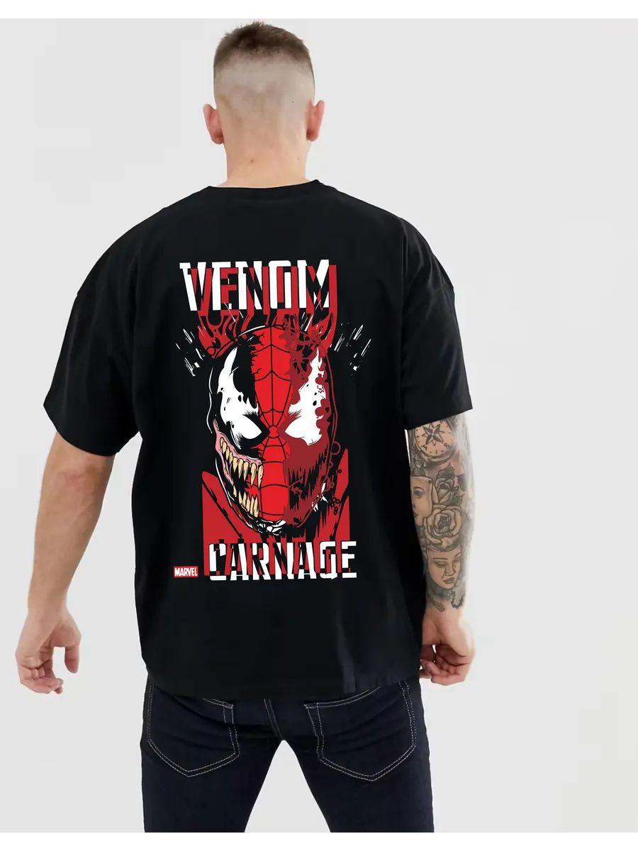Oversized cotton Y2K printed T-shirt 3XL