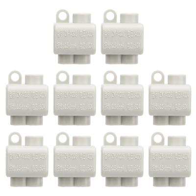 10 Pièces 60A 400V Connecteur Rapide Borne de Câble Un Entrée Deux Sorties Câblage Électrique Jonction en Ligne