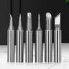 Welding Tips Solder Tip Pure Copper Lead-Free Welding Soldering Iron Head Hot Bare Copper Electric Soldering Iron Welding Tools