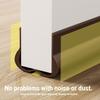 Adhesive Sweep Sealing Strip Under Door 93CM Length Door Joint Windproof Sticker  Noise Reduction
