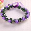 Sweet Girls Women Bridal Rose Flower Crown Headband Wreath Party Wedding Bridal Garland Hairband Headwear