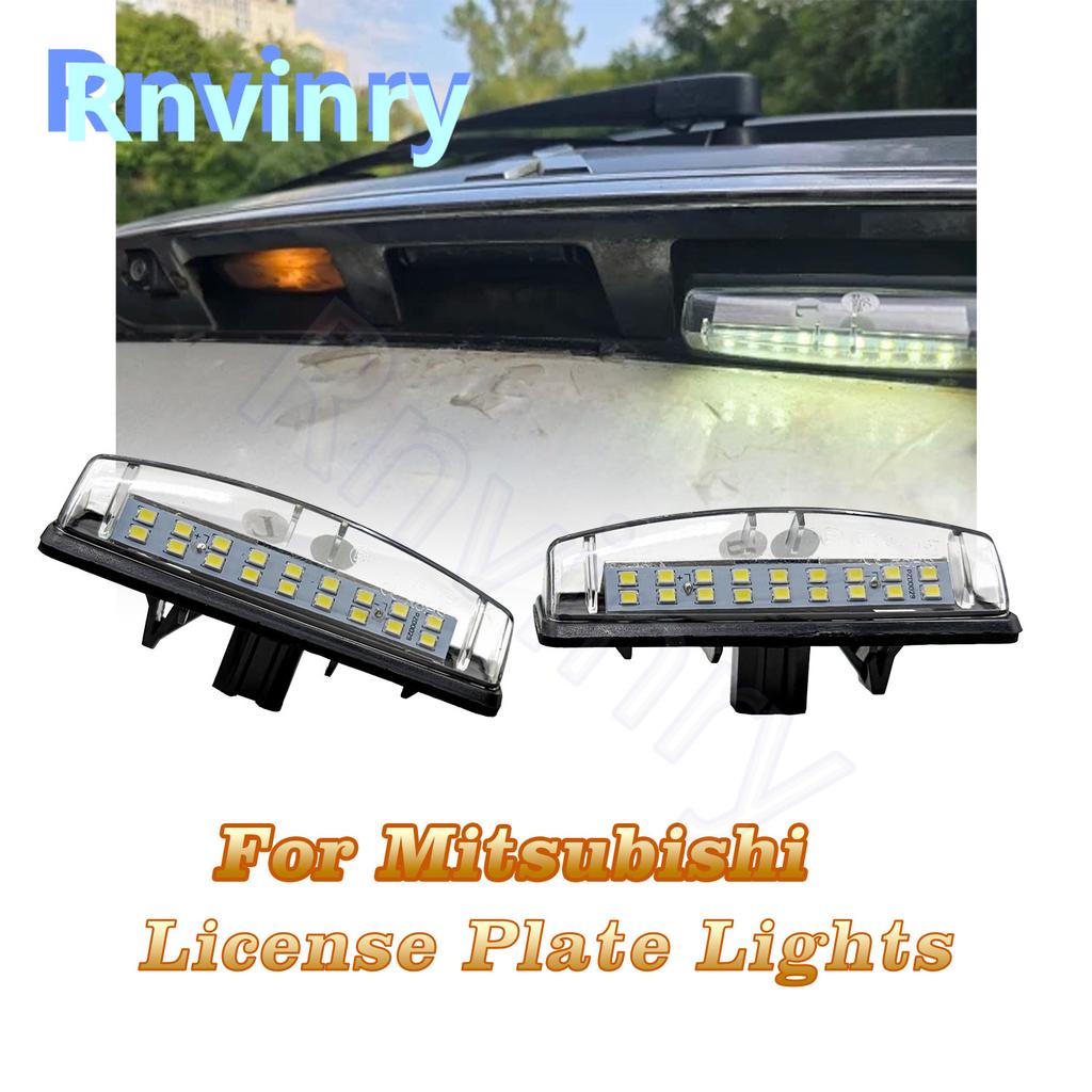 LED White License Plate Lights For Mitsubishi Colt plus 2003-2007 Grandis 2003-2011 Number License Lamps Assembly