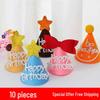 Korean Baby Bow Birthday Hat for 1-Year-Olds - Cake Decoration Accessory