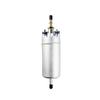 External High-Pressure Fuel Pump 12V, Aluminum Alloy, Silver, 0580464075, 21CM Length, 52MM Diameter, 8MM Inlet/Outlet, 5BAR,