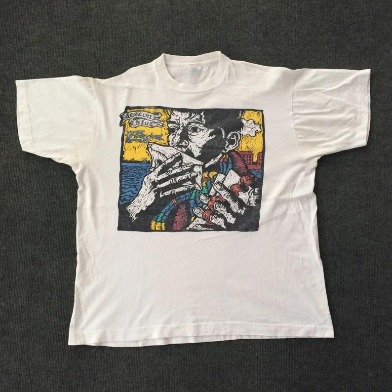 

Vintage Deacon Blue Your Swaying Arms 80s Tour Tshirt S113 Unisex T-Shirt XXXXL