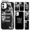 Gym Motivational Fitness Phone Case For iPhone 17 Air 16 Pro Max 15 14 Plus 12 13 Shell Cover Coque