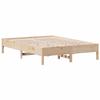 VidaXL Cadre de lit 140x200 cm bois de pin massif 842698