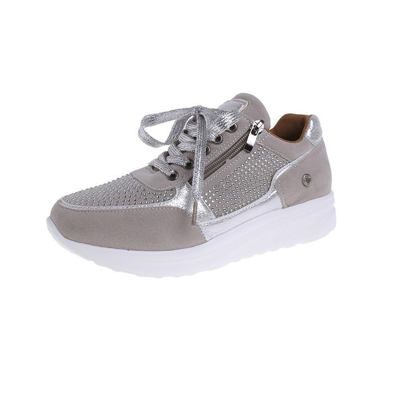 Women's Shoes New Single Shoes Single Shoes Women's New British Heightening Sports Shoes Women's Shoes Wedge Heel Strap Running