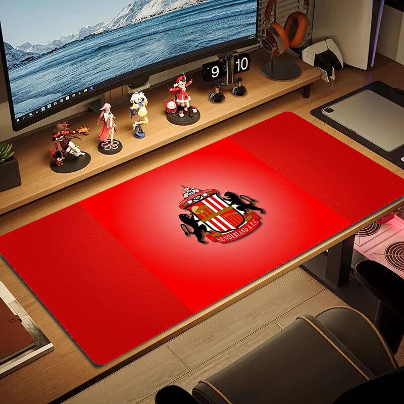 Sunderland A.F Large Size Mouse Pad Large Gaming Table Cushion Non-slip Laptop Tablet Big Mousepad XXL Mat Mini PC Playmat With Lock Edge