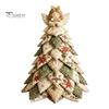 Kits de Manualidades para Decoración del Hogar DIY Kit de Árbol de Navidad de Tela Acolchada, Set de Costura Patchwork Vintage Actividades Educativas Decoración de Mesa para Niños, Hecho a Mano