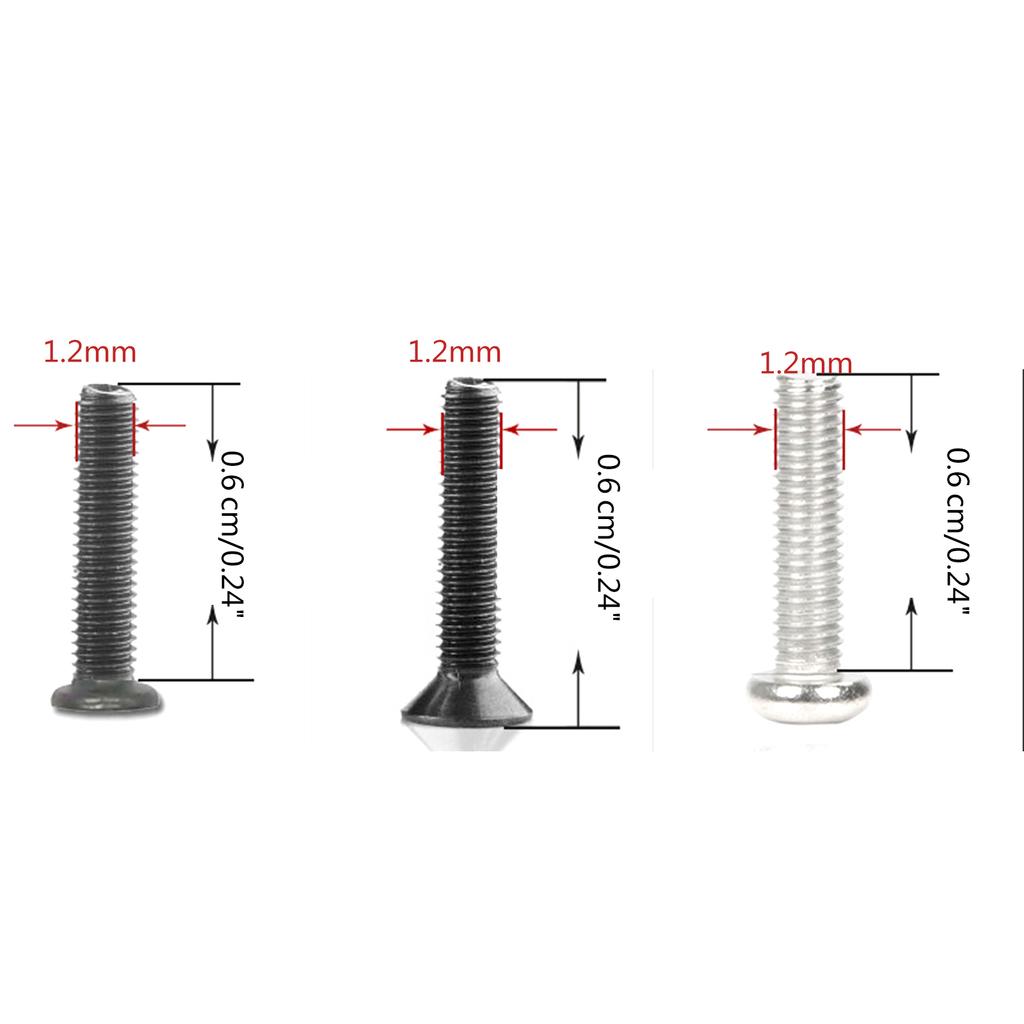 500Pieces Mini Screw High Precision Self-Tapping Screw Tiny Electronic Screws Assortment Kit for Mouse Keyboard Repair