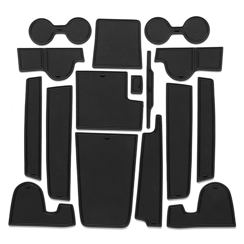for BMW X1 IX1 2024 X2 IX2 Anti-Slip Gate Slot Mat Interior Accessories Door Groove Pad Cup Holder Rubber Coaster