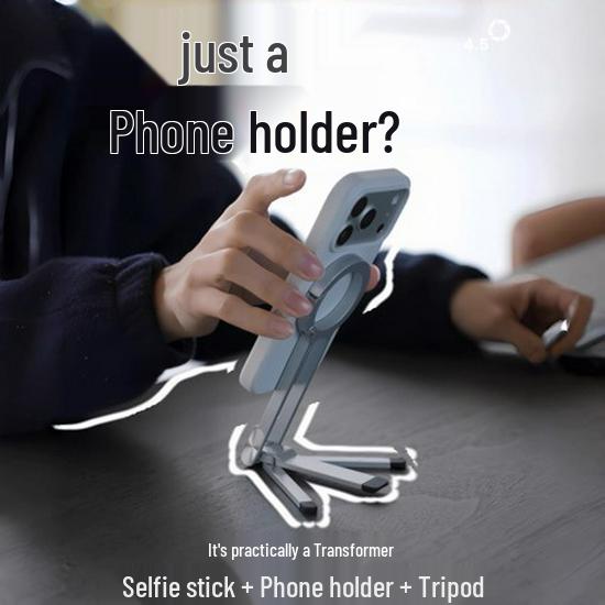 Magnetic Buckle Phone Holder for Outdoor Photography & Live Streaming