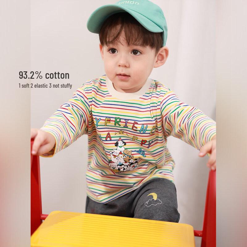 LUSON Baby Boy Long Sleeve T-Shirt 90