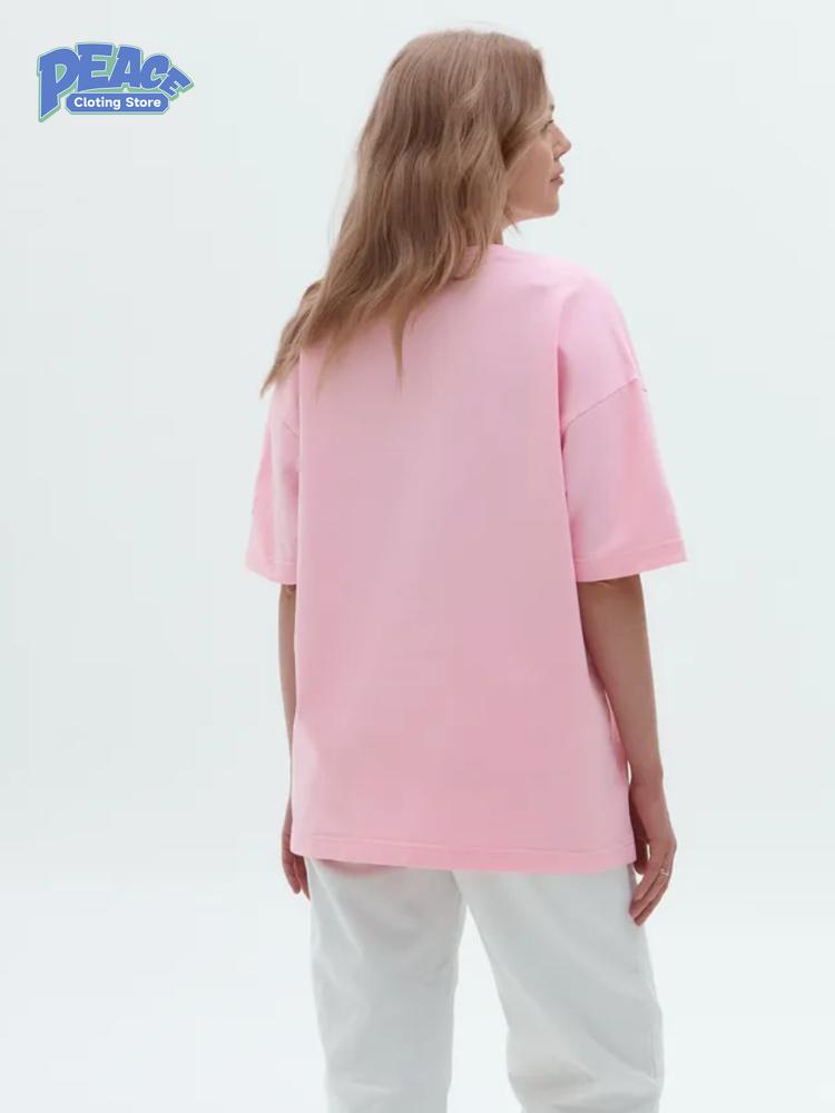 100% Pure Cotton T-shirt Commuting Women's Printed T-shirt Summer Fashion Casual Comfy Short Sleeve Top 90s Retro Graphic Tees
