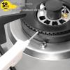 Multi-Purpose Gas Stove & Groove Cleaning Brush with Steel Wool