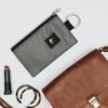 Neck Hanging Card Holder with Lanyard, Transparent ID Sleeve & RFID Blocking Wallet