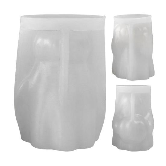 Halloweenská forma na svíčku 3D Duch Dýně Silikonová forma pro odlévání epoxidové pryskyřice Výroba aromaterapeutických svíček mýdla Halloweenská domácí umělecká řemeslná dekorace