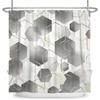 3d Bathroom Curtains Colorful Geometry Shower Curtains Waterproof Polyester Fabric With Hooks Home Decor Washable Bath Curtain