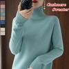 Wool Pure Cashmere Sweater Women Pullovers Pull Femme Autumn Winte High Neck Knitting Sweaters Ladies Turtleneck Jumper