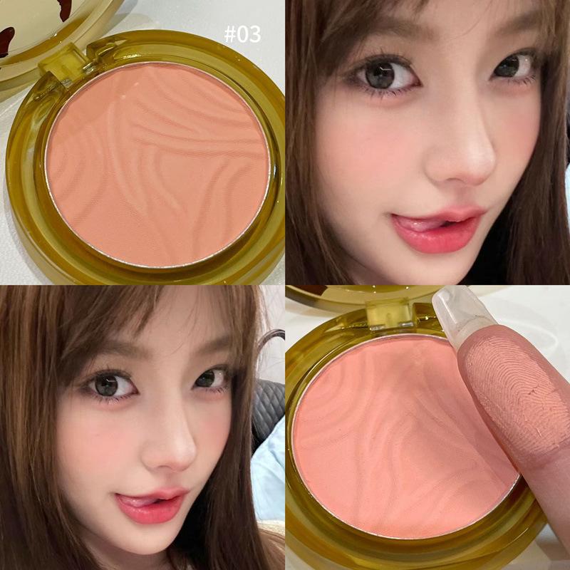 Sun Amber Blush: Matte Natural Contour & Rouge Palette