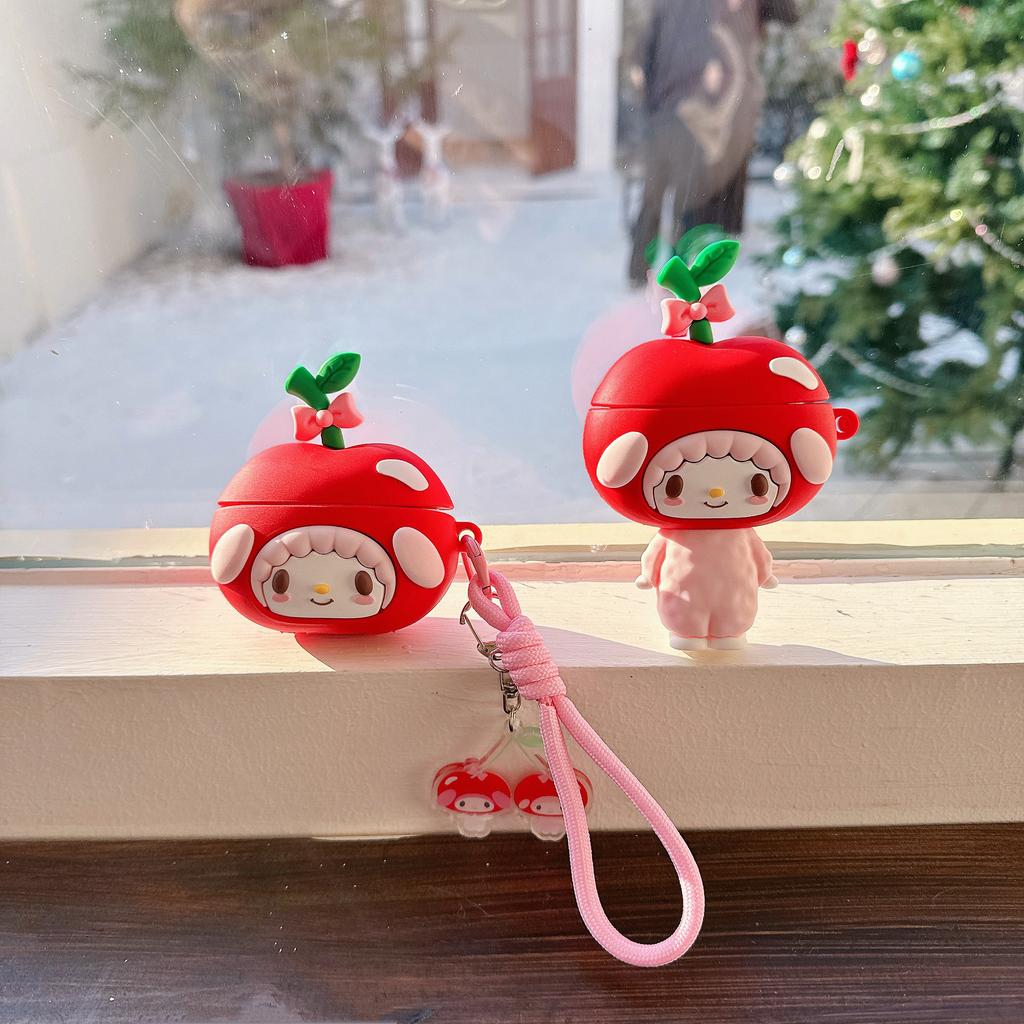 Cute Cherry Lamb AirPods Pro1 Apple Bluetooth Headset Case 1/1 Generation Melody Protective Case Applies