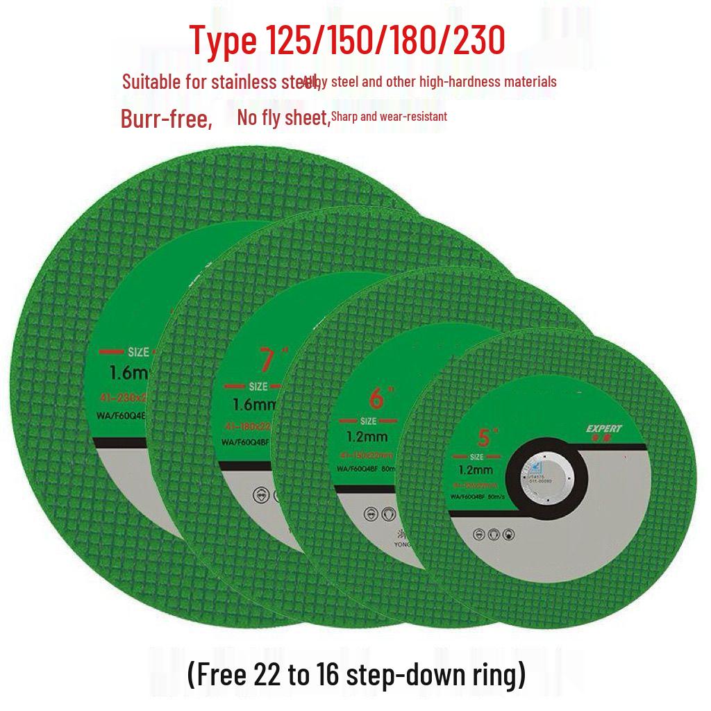 Ultra-Thin Angle Grinder Cutting Disc: 125/150/180/230mm for Metal & Stainless Steel