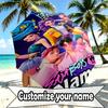 Custom Name Personalized KPop Demon Hunters Print Umbrella, Auto Open Close, 8‑Rib Sturdy Frame, Commute Camping Hiking Use, Birthday Gift