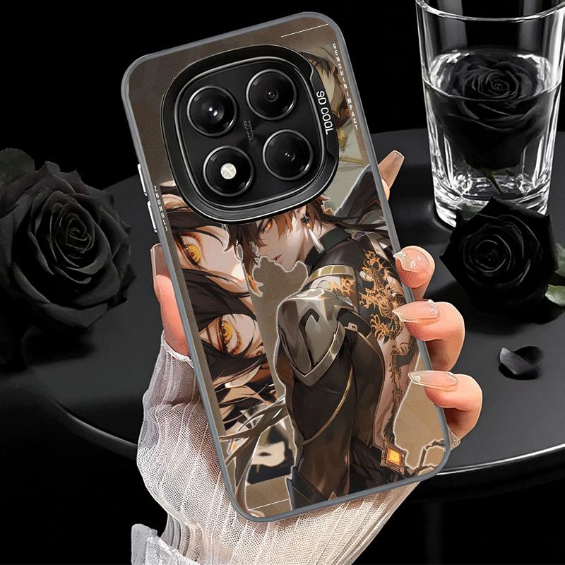 Genshin Impact Zhongli Soft Phone Case for Xiaomi Redmi Note 13 14 15 Pro Plus 12S 12 11S 11 11T 10S 10 Shockproof Cover Back Sh