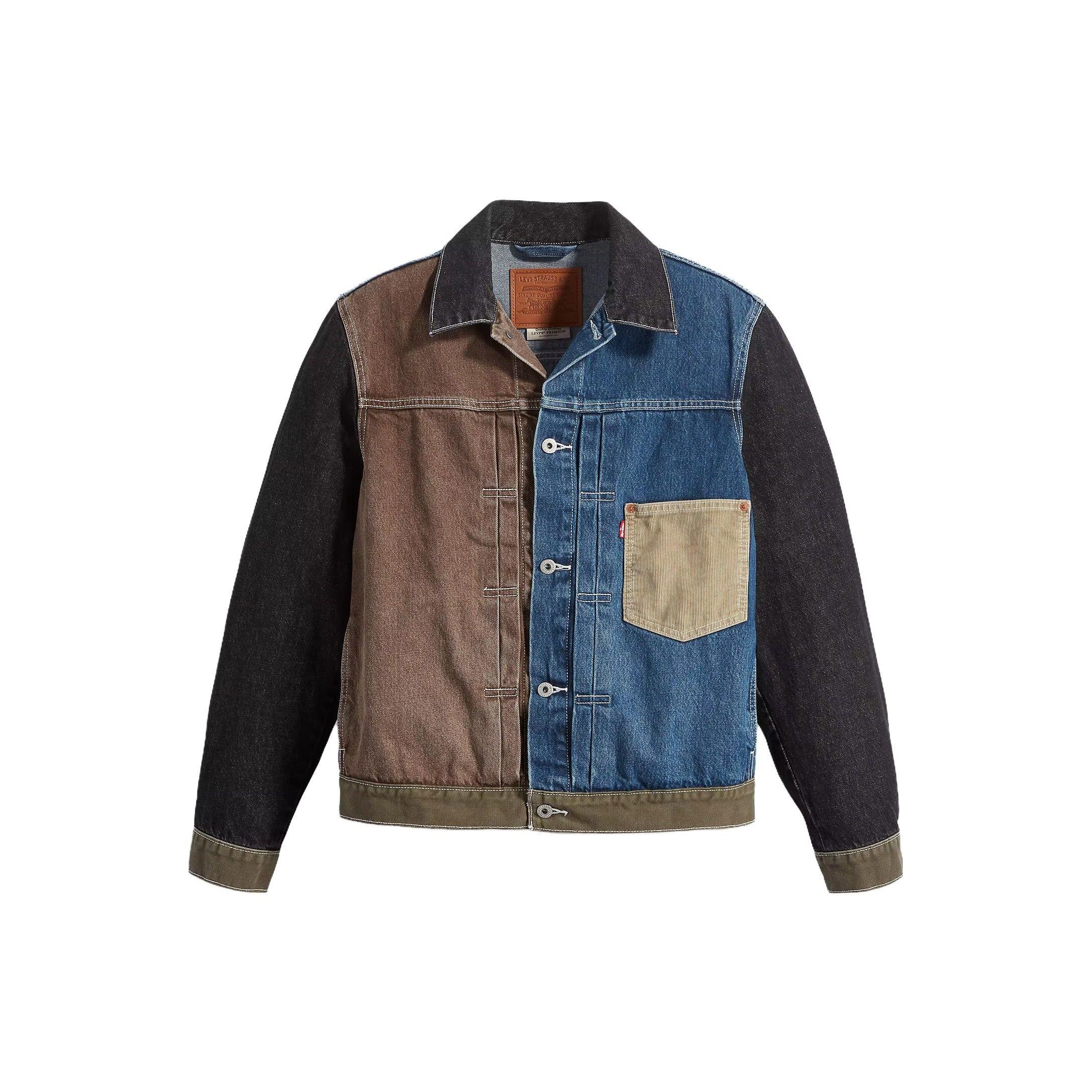 

Мужская джинсовая куртка Levis Color Block с длинным рукавом Куртки Многоцветный A3174-0012 XS