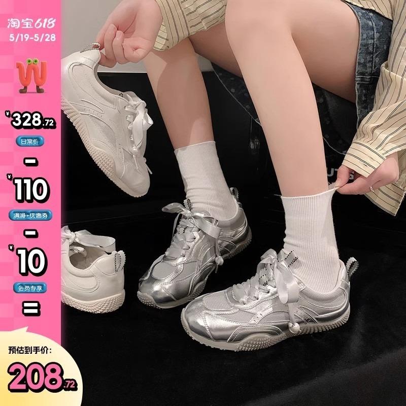 2024 Brand Leather Women's Sneakers Platform Woman Sports Sneakers Female Vulcanized Shoes Sneakers Casual Ladies Trainers