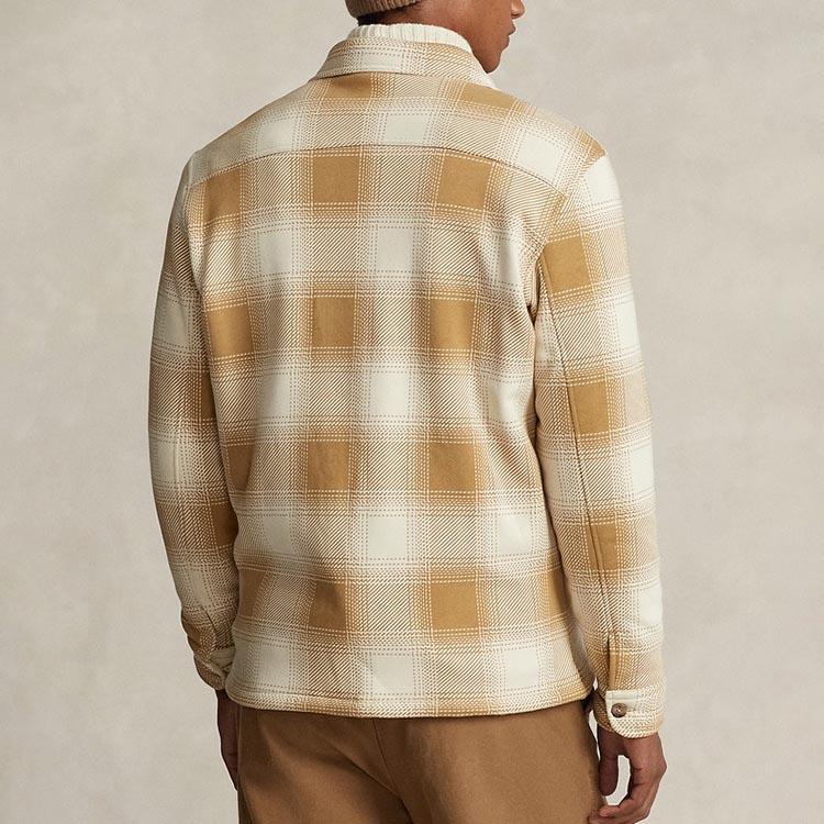 Polo Ralph Lauren SS24 Plaid Print Pointed Collar Single-Breasted Casual Long Sleeve Jacket Men jackets Multicolor MNPOWOV16823293-101