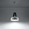 Lampa Wisząca Satura 1 E27 Biały  Wood Lumilo 03.387.87