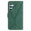 HT05 For Samsung Galaxy A16 5G/A16 4G Phone Case Skin-Touch Lines PU Leather Flip Cover