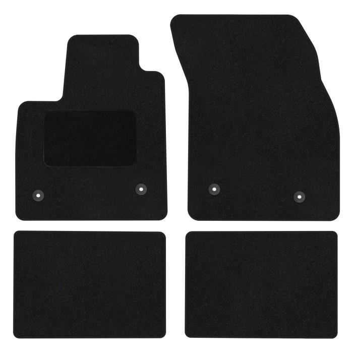 Tapis de sol - BMW - X3 G01 - Velours noir - 4 pièces - Antidérapant et imperméable