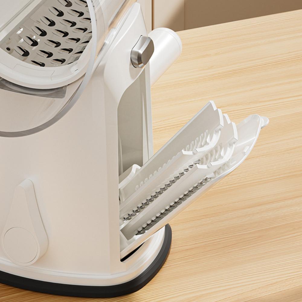 Detachable Hand-Crank Vegetable Slicer Manual Rotary Cheese Grater  Food Processing